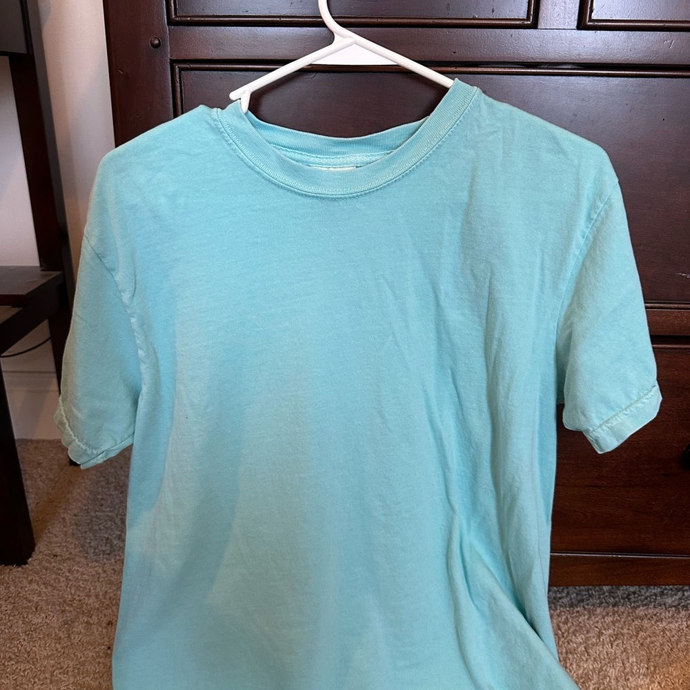 Comfort Colors Plain Teal Short Sleeve